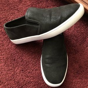 Mix No. 6 black leather look loafers